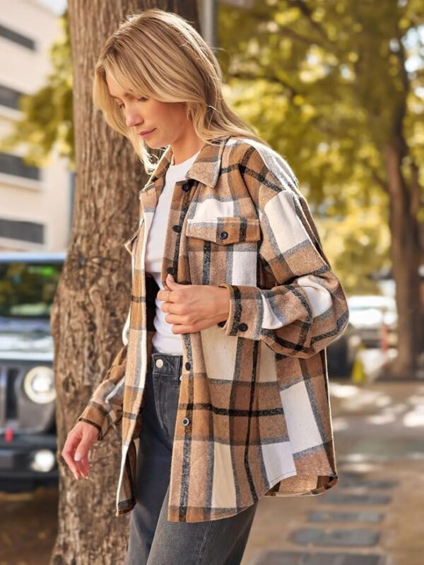 Womens Fall Outfits Fashion Clothes Shackets - Image 2