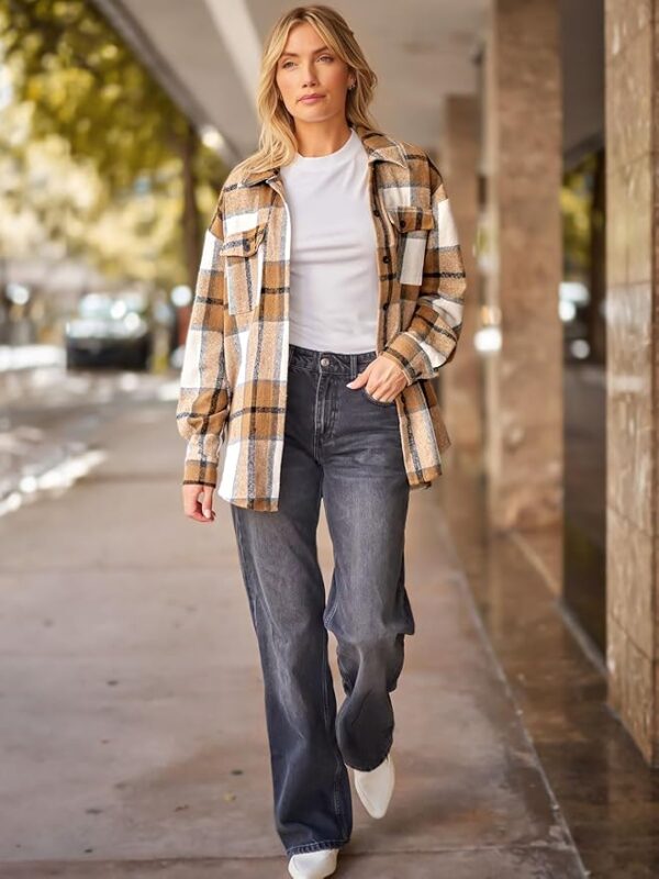 Womens Fall Outfits Fashion Clothes Shackets - Image 3